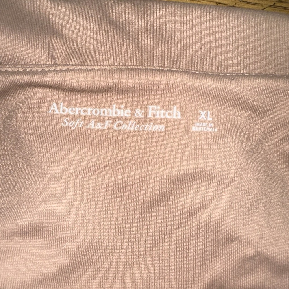 Abercrombie & Fitch Soft A&F Collection Nude Square Neck Bodysuit Thong Women XL - Picture 3 of 6